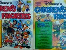 DISNEY - CHILDREN'S FAVORITES - VOL.1 & 2 - DISNEYLAND - 2 LP'S - LARRY GROSS