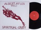 ALBERT AYLER TRIO Spiritual Unity ESP DISK LP mono