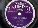 ELMO ELMORE JAMES-DUST MY BROOM /CATFISH BLUES ON TRUMPET BLUES 78RPM-EX