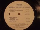 Paul McCartney & Wings white label promo Speed Of Sound in shrink hype Beatles