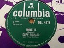 CLIFF RICHARD Move It  b/w  Schoolboy Crush 78 RPM Columbia DB.4178 UK 1958