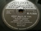 JERRY LEE LEWIS Great Balls Of Fire 78 RPM London HL-S.8529 UK 1957
