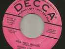 ROCKABILLY - JOHNNY CARROLL-- WILD WILD WOMEN  -HEAR BOTH  -1956 DJ DECCA