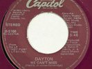 DAYTON We Can’t Miss / Conversation CAPITOL 45 modern soul boogie NM 7”