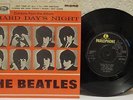 THE BEATLES A HARD DAYS NIGHT 45 MONO PARLOPHONE record n. mint sleeve excellent