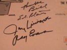 SIGNED OH CAPTAIN  TONY RANDALL JAY LIVINGSTON RAY EVANS ED PLATT B'WAY CAST LP