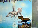 IRON MAIDEN   LP  SEVENTH SON OF A SEVENTH SON + RARO AUTOADESIVO DECALCOMANIA