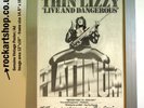 THIN LIZZY Live and Dangerous ORIGINAL 1979 Poster/Ad FRAMED Phil Lynott NWOBHM