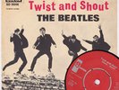 BEATLES Twist And Shout RARE Sweden 45 MAGENTA sleeve variant  swedish LISTEN