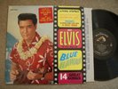 ELVIS PRESLEY BLUE HAWAII LIVING STEREO WITH HYPE STICLKER EX