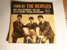 Rare Canada Beatles E.P. Cardboard Pic Sleeve Four By The Beatles Capitol 1-2121
