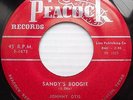 JOHNNY OTIS r&b orig VG++ PEACOCK Records 45 BUTTERBALL b/w SANDY'S BOOGIE dm708