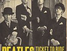 THE BEATLES 'TICKET TO RIDE' SWEDEN PS 45