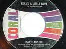 Patti Austin - Leave A Little Love 45 Coral rare soul