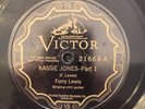 Victor 21664 FURY LEWIS Kassie Jones   Memphis 28' 78 rpm V+/E- CLASSIC Blues