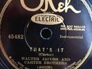 MISSISSIPPI SHEIKS WALTER JACOBS AND CARTER BROTHERS OKEH 45482 BLUES 78RPM E/E+