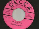 DOOWOP -TREBLE CHORDS-  TERESA  /  MY LITTLE GIRL  -HEAR BOTH-1959 PROMO DECCA