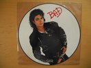 MICHAEL JACKSON Bad PICTURE DISC LP 1987 original Holland EX