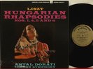 SR 90371 RFR 1/1 promo Liszt Hungarian Rhapsodies 1, 4, 5, 6 Dorati LSO Mercury