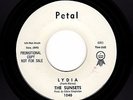 '63 R&B/DooWop SUNSETS Lydia/Only You, Only Me PETAL 1040 M- DJ HEAR BOTH