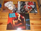 BILLY IDOL - S/T SAME, REBEL YELL & WHIPLASH SMILE - 3 VERSCHIEDENE LP'S TOP
