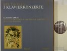 CLAUDIO ARRAU BEETHOVEN THE 5 PIANO CON. PHILIPS ED.1 HIFI STEREO 5 LP BOX NM