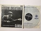 SXL 2266 ROSSINI: OVERTURES PIERINO GAMBA / LONDON SYMPHONY ED1 WBg EXCELLENT