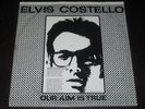 Elvis Costello rare '77 FRENCH PROMO LP Our Aim Is True on STIFF  mint-  PUNK