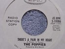 RARE THE POPPIES PROMO NORTHERN SOUL 45 - THERE'S A PAIN IN MY HEART - EPIC