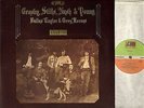 CROSBY STILLS NASH AND YOUNG deja vu (1970s reissue) LP EX+/EX K50001 folk rock