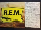R.E.M. - OUT OF TIME   ORIGINAL USA WARNER BROTHERS LP 1991 NM+  UNPLAYED? PROMO