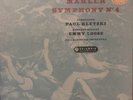 PAUL KLETZKI LOOSE MAHLER SYMPHONY NO. 4 LP Columbia SAX 2345 UK