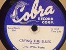 LITTLE WILLIE FOSTER COBRA 5011 BLUES 78 RPM E RAW BLUES HARP