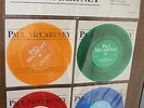 PAUL McCARTNEY  - 4x Press Conferences Vinyl bunt - UK 1990 - Dekorativer Aufh.