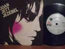 Joan Jett of The Runaways Rare 45 import of Jezebel B side Bad Reputation