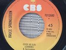BRUCE SPRINGSTEEN - Cover Me / Im On Fire -  RARE COSTA RICA RADIO PROMO 45 EX+