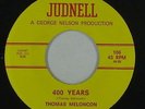 Northern Soul Folk 45 - Thomas Meloncon - 400 Years - Judnell - VG++ mp3