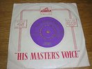 HOUND DOG  -  ELVIS PRESLEY  - ORIGINAL UK PURPLE/GOLD HMV LABEL  -  1956.