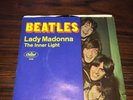 THE BEATLES Lady Madonna - The Inner Light 45 w/PS and Fan Club Flyer