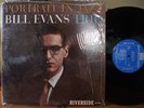The BILL EVANS TRIO Portrait in Jazz RIVERSIDE RLP 12-315 mono BLUE label DG