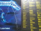 METALLICA - Ride The Lightning -ORIG 1984 UK Vinyl LP +Inner MFN 27 1ST PRESS EX