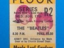 Beatles Original Genuine Used Concert Ticket Maple Leaf Gardens Toronto 1966