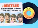 THE BEATLES ALL YOU NEED IS LOVE CAPITAL 5964 45 RPM RECORD & PICTURE SLEEVE