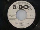 JIMMY & The SUN DIALS Where Did I Lose You/ All About You 45 V-TONE V-503