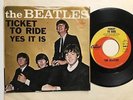 BEATLES TICKET TO RIDE/ YES IT IS VG++ 45 WEST COAST PIC SLV 5407 ASTERISK LA