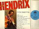 JIMI HENDRIX in the beginning (original uk press) LP EX+/VG+ CBR 1031 blues rock