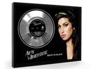 Amy Winehouse Back To Black Framed Silver Disc Display Vinyl (C1)