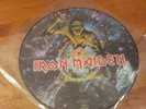 Iron Maiden Piece of Mind LP Vinyl Record Picture Disk First Print USA Capitol