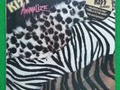 Kiss ?- Animalize korea vinyl lp 9 Trax White Lyrics Back Cover EX / EX+