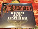 OOP Saxon Denim And Leather Double Blue Vinyl 180G Sealed GF UK Pressing